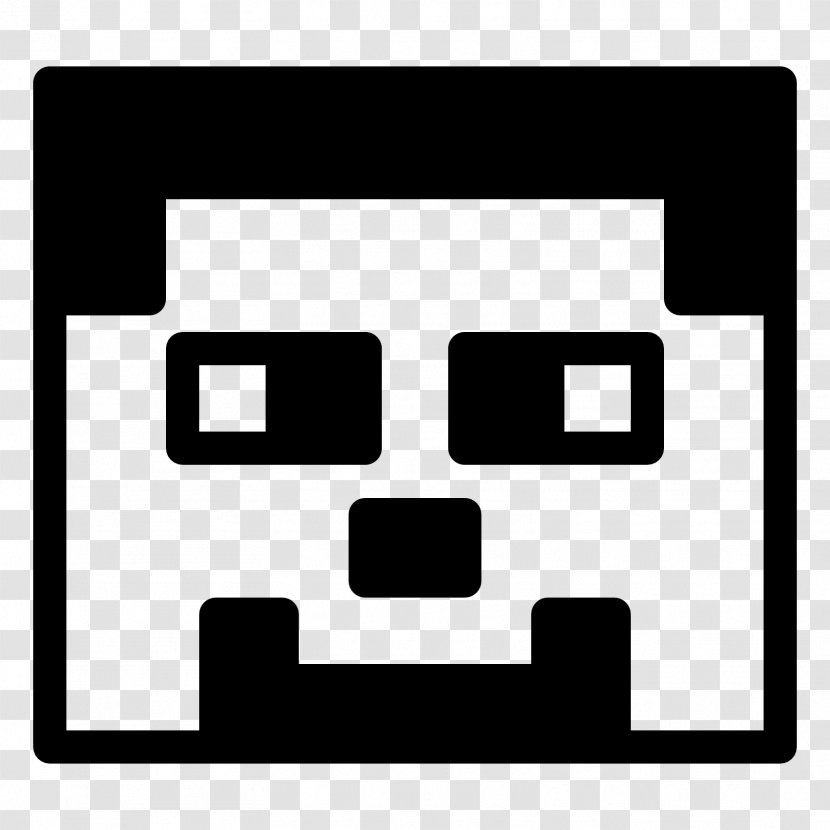 Minecraft Black And White Clip Art - Creeper Transparent PNG