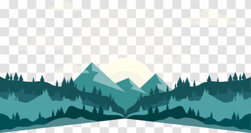 Landscape Euclidean Vector - Pioneer Mountain Transparent PNG