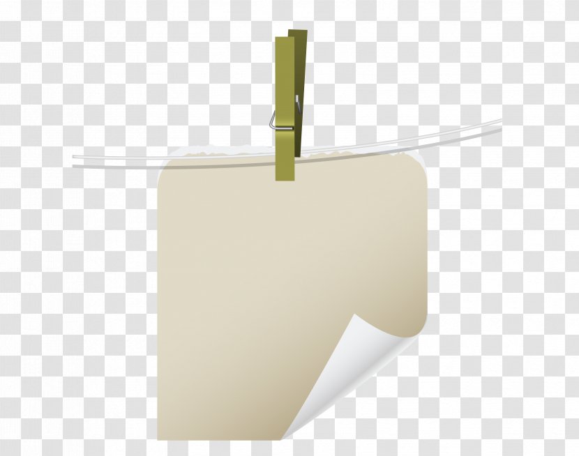Square Angle Yellow - Rectangle - Light-colored Sticky Notes Transparent PNG