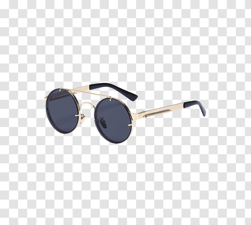 Goggles Mirrored Sunglasses Ray-Ban Round Metal - Lens Transparent PNG