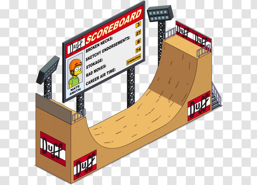 The Simpsons: Tapped Out Fat Tony Half-pipe Gary Chalmers Springfield - Halfpipe Transparent PNG