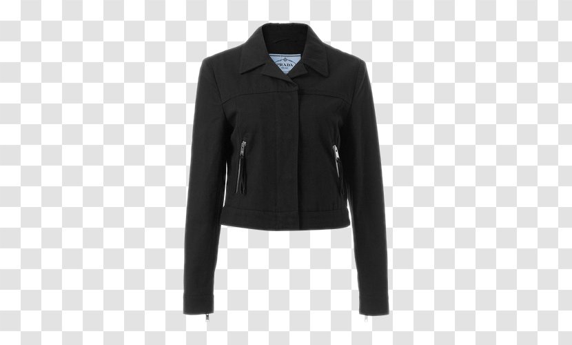 Leather Jacket Zipper Coat - Collar - Ms. Lapel Transparent PNG