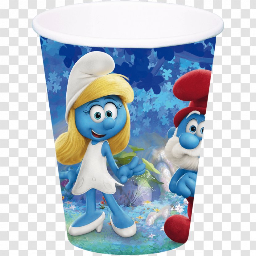 The Smurfs Smurfette Papa Smurf Les Schtroumpfs Mug - Cup - Gargamel Transparent PNG