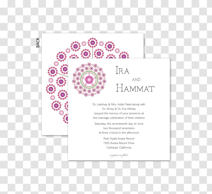 Floral Design Pink M Pattern - Petal - Wedding Invitation Paper Transparent PNG