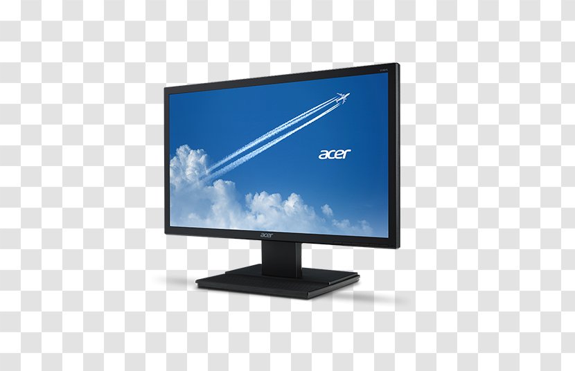 Computer Monitors IPS Panel LED-backlit LCD Acer Digital Visual Interface - Television - V6 Transparent PNG