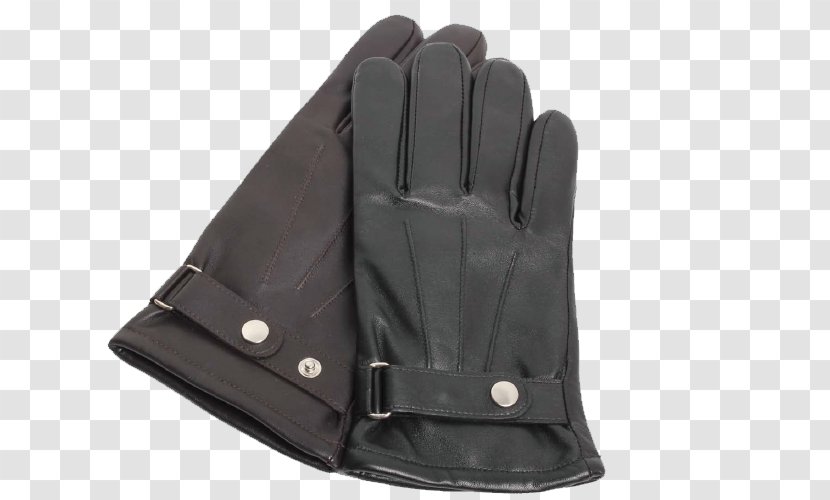 Glove Safety Black M - Leather Gloves Transparent PNG
