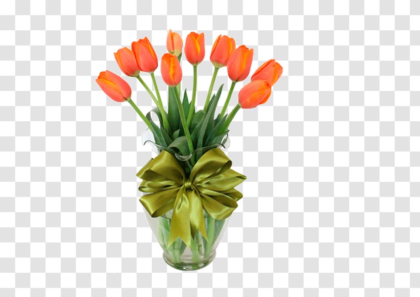 Tulip Floral Design Cut Flowers Flower Bouquet - Vase Transparent PNG
