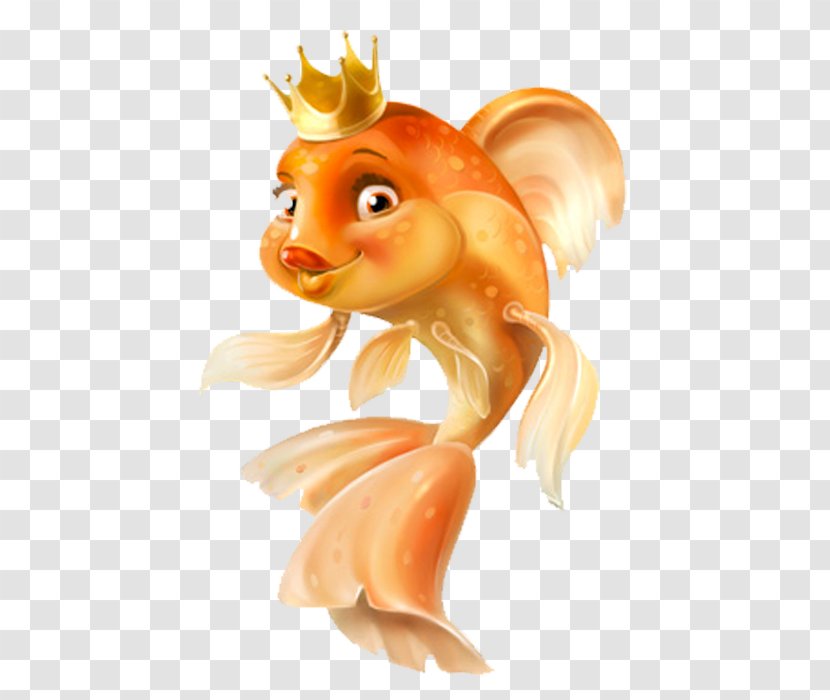 Goldfish The Tale Of Fisherman And Fish Золотая рыбка Pet Shop - Orange Transparent PNG