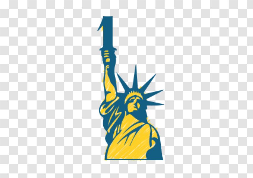 Statue Of Liberty Stencil Clip Art - Silhouette Transparent PNG