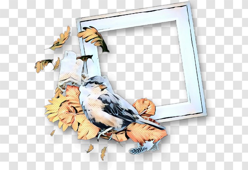 Bird Perching Songbird - Retro Transparent PNG