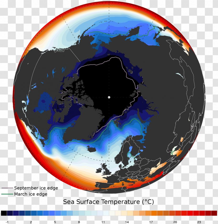 Arctic Ocean Earth North Pole Pacific Southern - Polar Ice Transparent PNG
