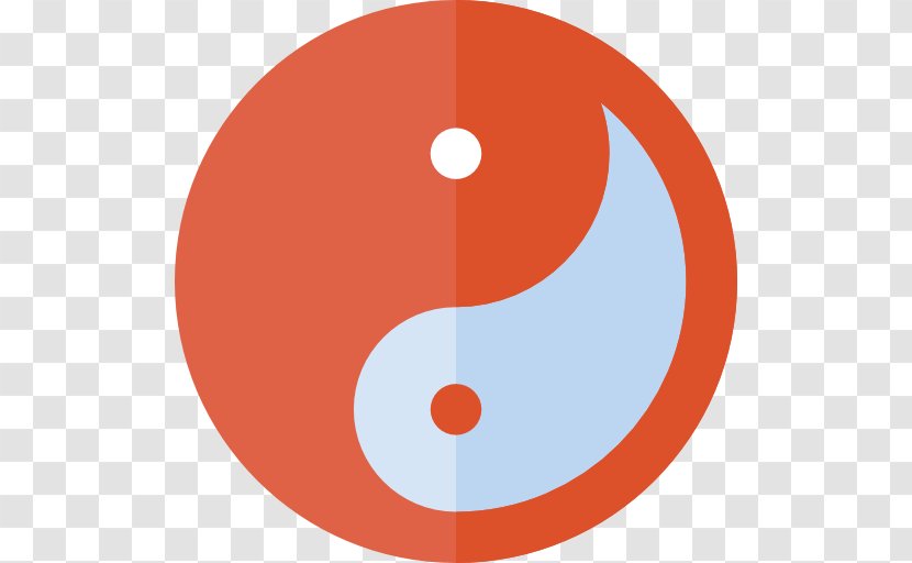 Circle Logo Angle - Red - Yin Yang Transparent PNG