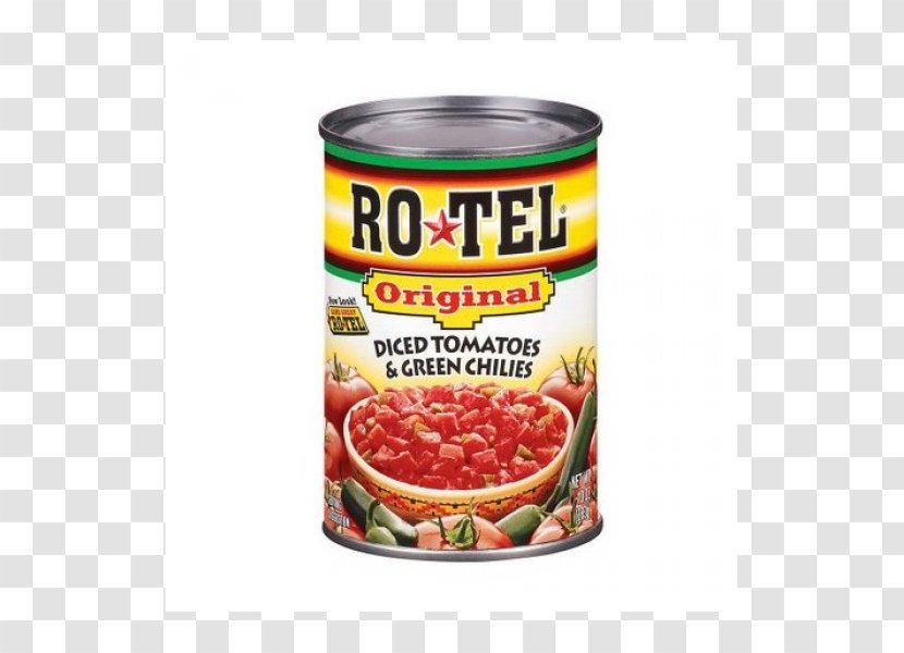 Chili Con Carne Ro-Tel Organic Food Pepper Tomato - Canning Transparent PNG
