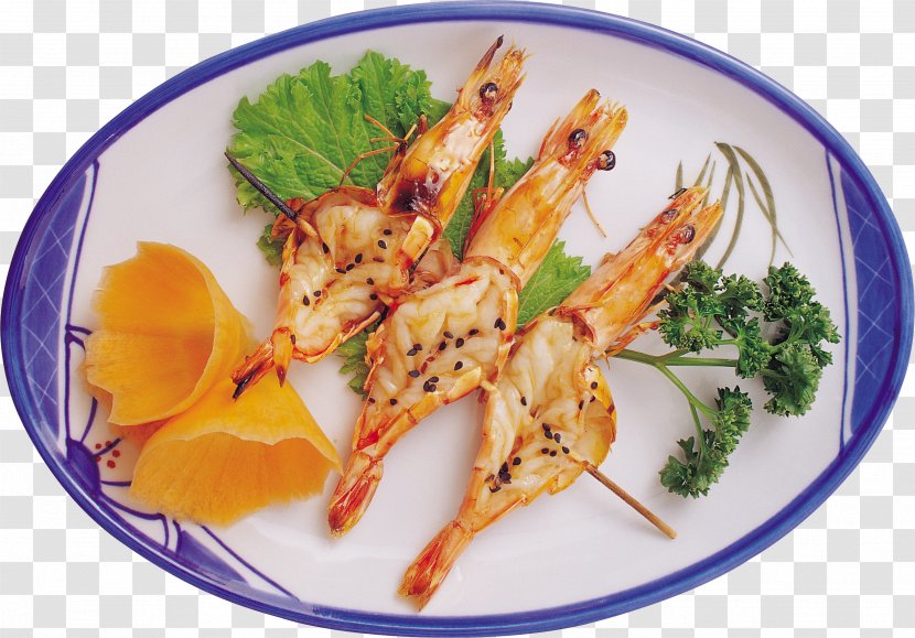 Caridea Food Satay Kebab Shrimp - Garnish - Shrimps Transparent PNG