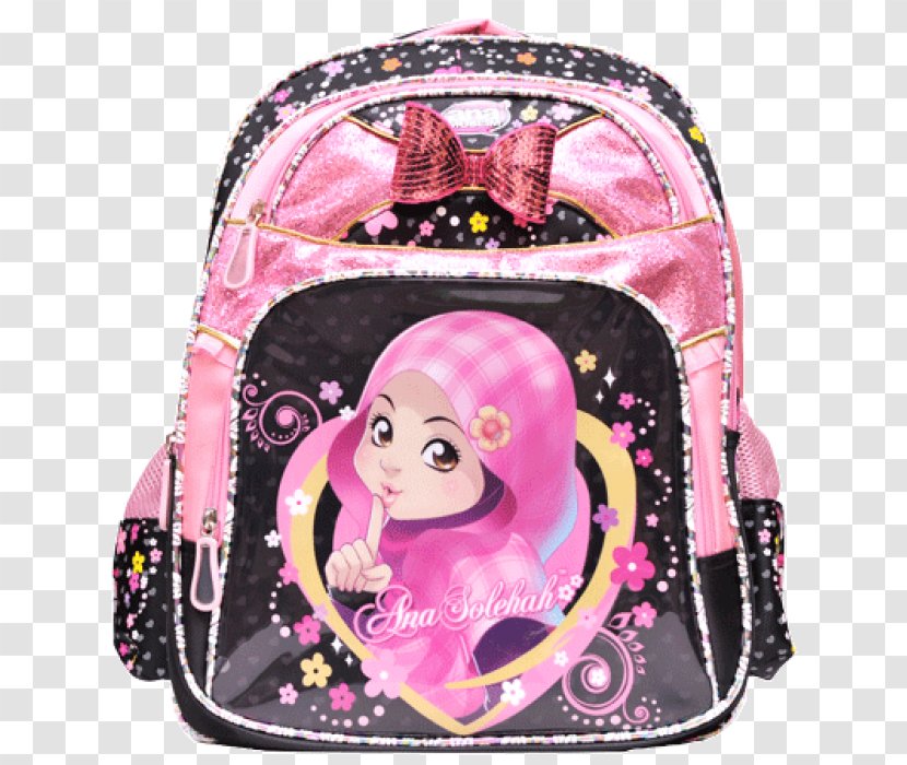 Handbag Backpack Pink M Doll - Islamic Shopping Transparent PNG