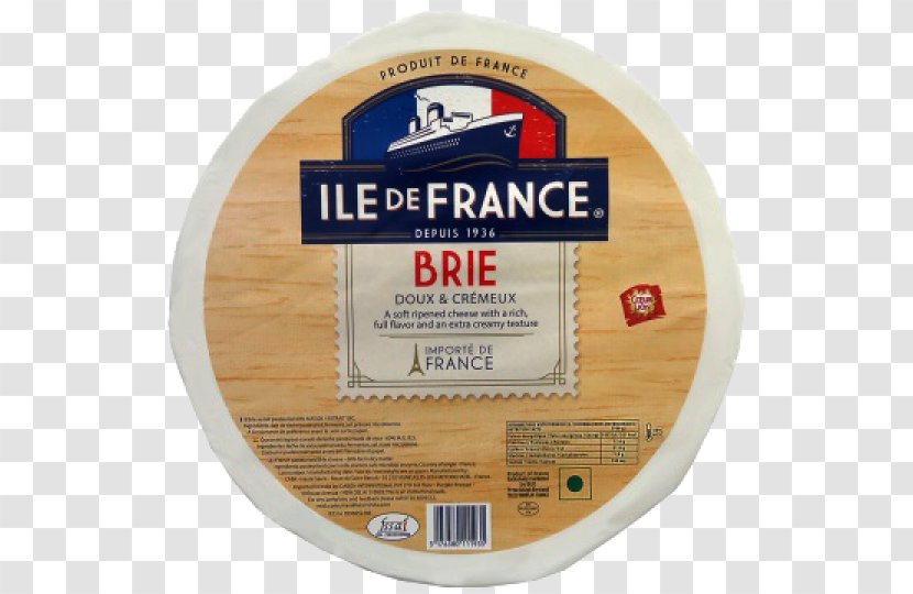 Blue Cheese Île-de-France Milk Brie - Ingredient Transparent PNG