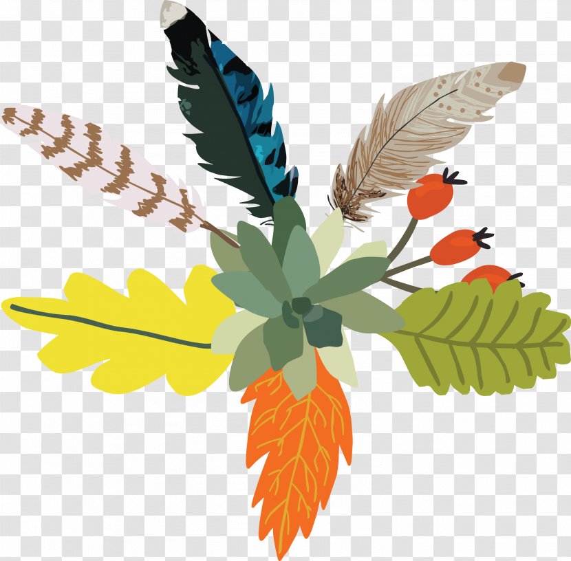 Flower Floral Design Designer - Leaf - Feathers Decoration Transparent PNG