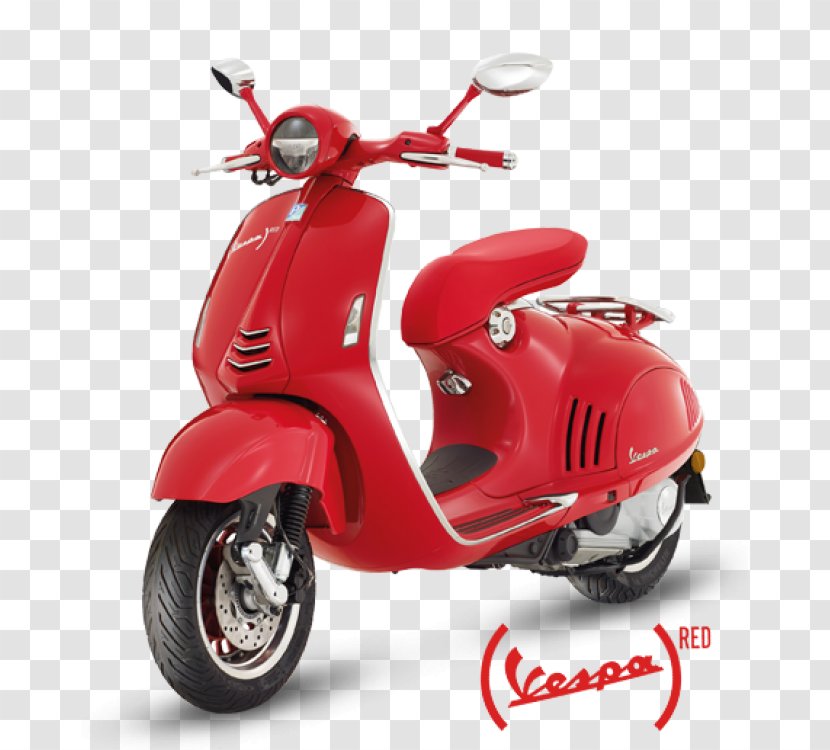 Piaggio Scooter Vespa 946 Motorcycle - Vehicle Transparent PNG