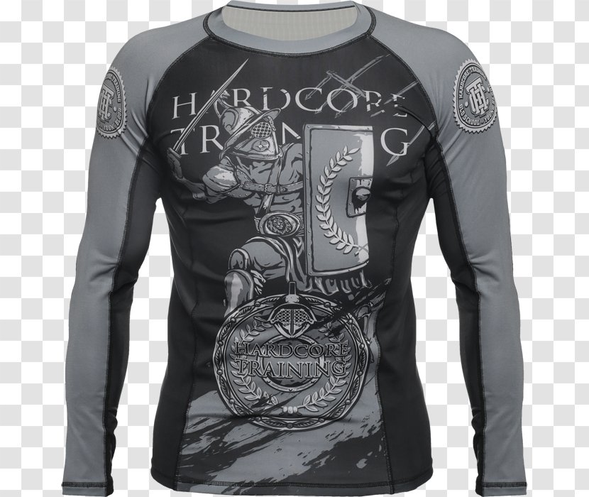 Long-sleeved T-shirt Product Neck - Outerwear - Gladiator Fights Transparent PNG
