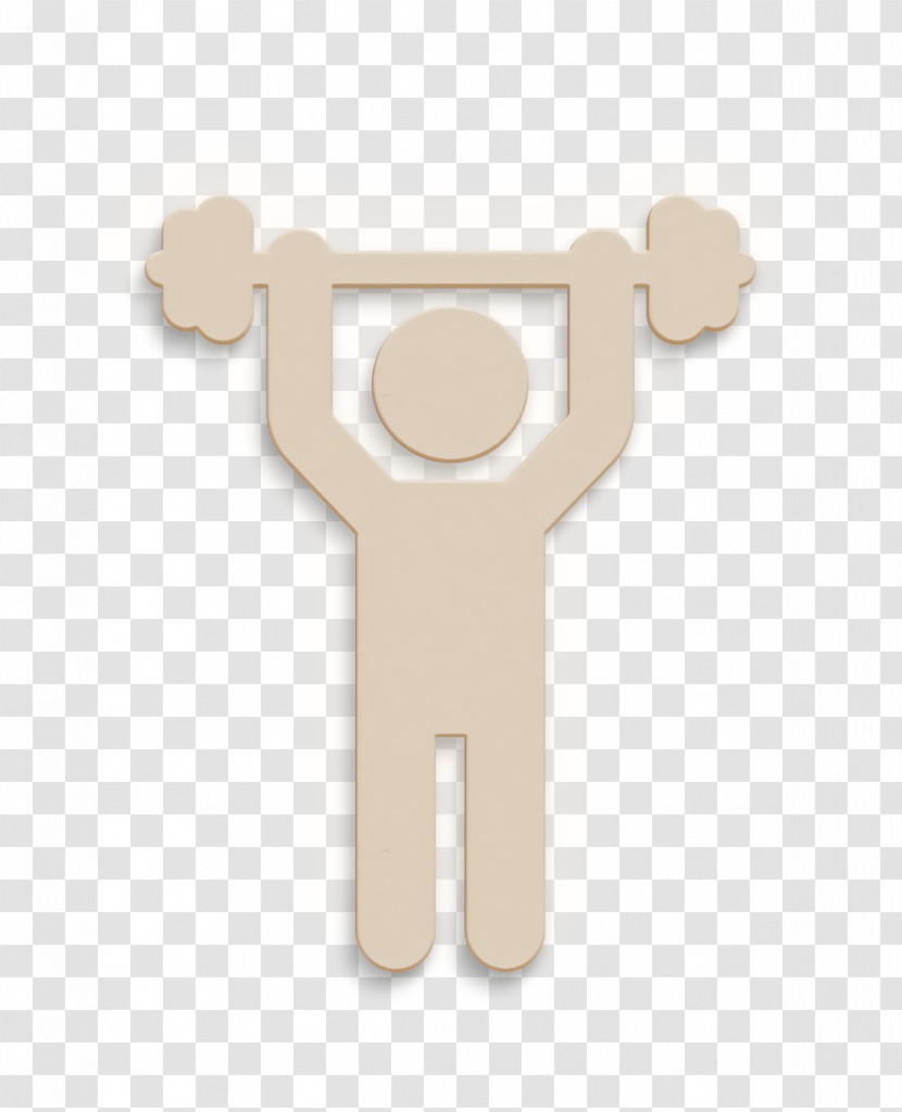 Triumphs Icon Sports Icon Man Lifting Weight Icon Transparent PNG