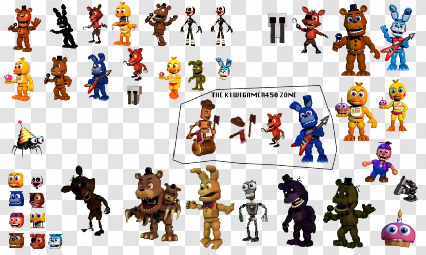 Five Nights At Freddy's 3 2 FNaF World 4 Clip Art - Cartoon - Animatronic Cliparts Transparent PNG