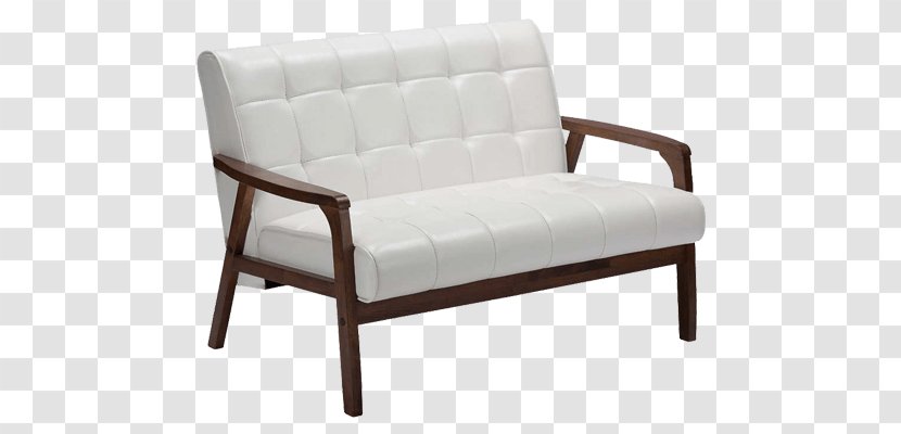 Parchment Faux Leather (D8568) Couch Loveseat Jet (D8479) - Artificial - Wooden Sofa Transparent PNG