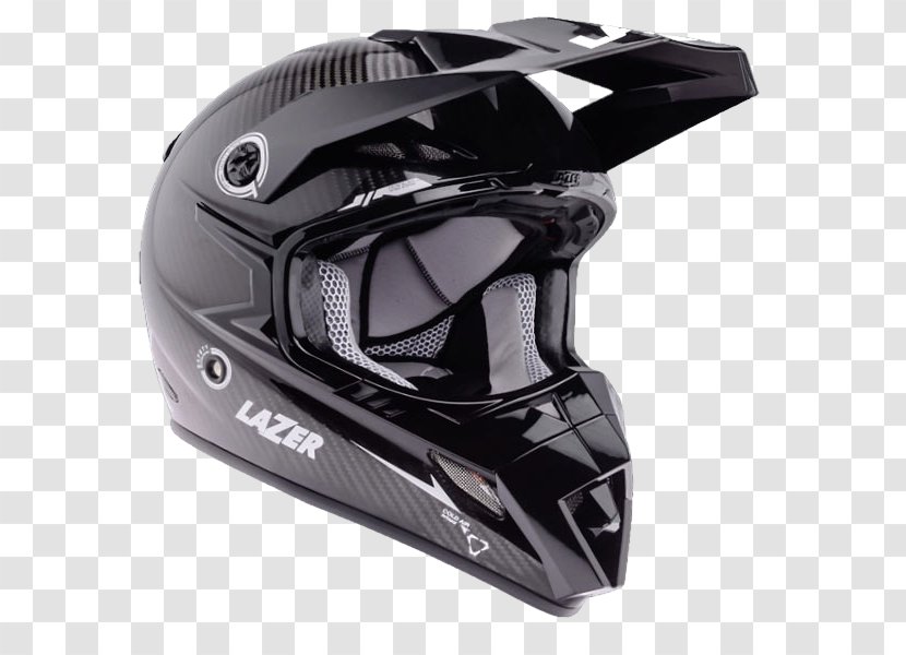 Motorcycle Helmets Carbon Lazer - Black - Moto Cross Transparent PNG