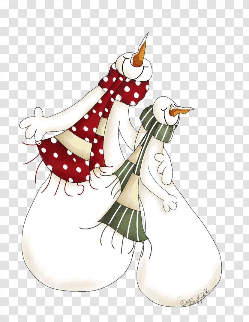 Snowman Santa Claus Christmas Clip Art - Painting Transparent PNG