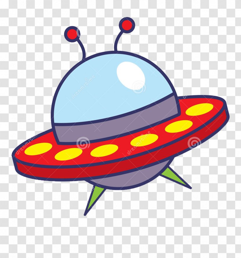 Cartoon Spacecraft Extraterrestrial Life Starship Clip Art - Unidentified Flying Object - Cute Spaceship Transparent PNG