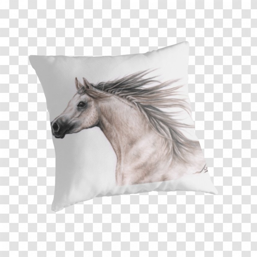Arizona Wildcats Football Cushion Pillow Horse University Of - Mane - Arabian Transparent PNG