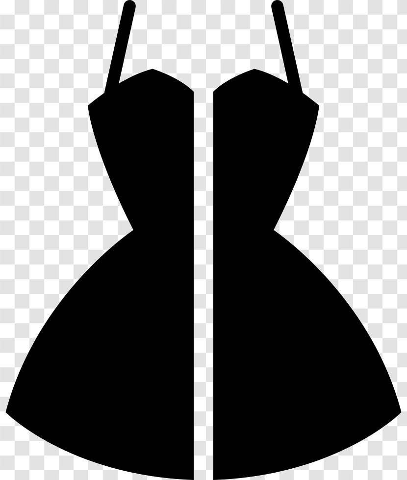 Black And White Dress Clip Art - Design Transparent PNG