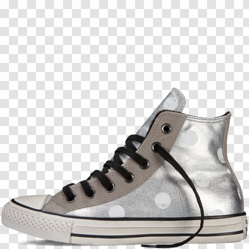 Sneakers Shoe Cross-training - Outdoor - Silver Polka Dots Transparent PNG