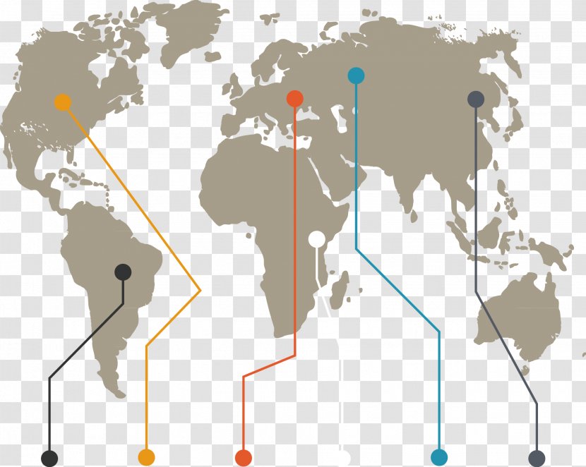 Vancouver International Airport Cargo Ship Managed Services - Management - World Map Transparent PNG