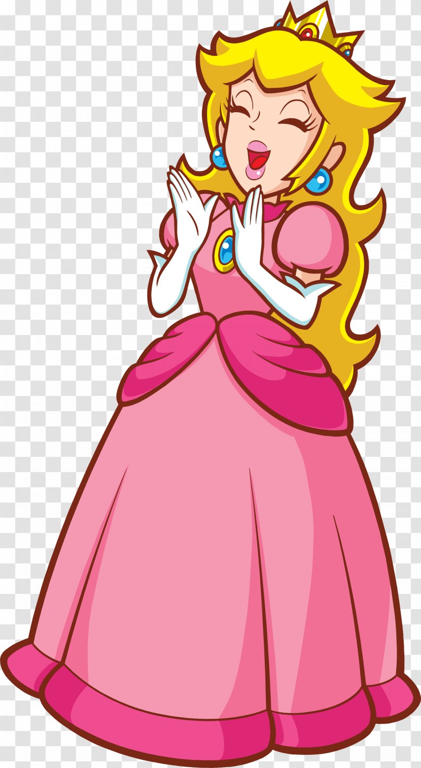 Super Princess Peach Toad Mario Bros. - Flower Transparent PNG