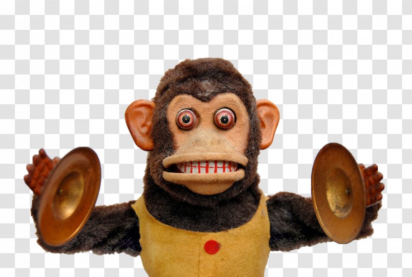 A Monkey's Orientation Chimpanzee Cymbal-banging Monkey Toy - Tambourine Transparent PNG