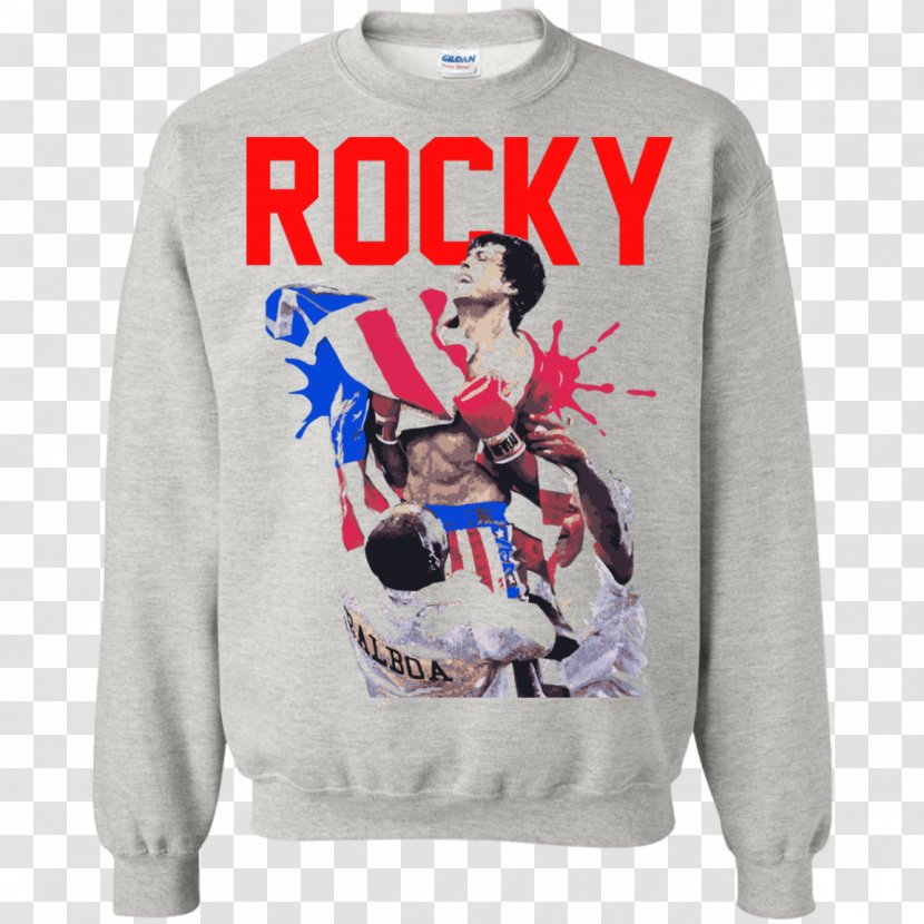 T-shirt Hoodie Sweater Sleeve - Puppet - Rocky Balboa Transparent PNG