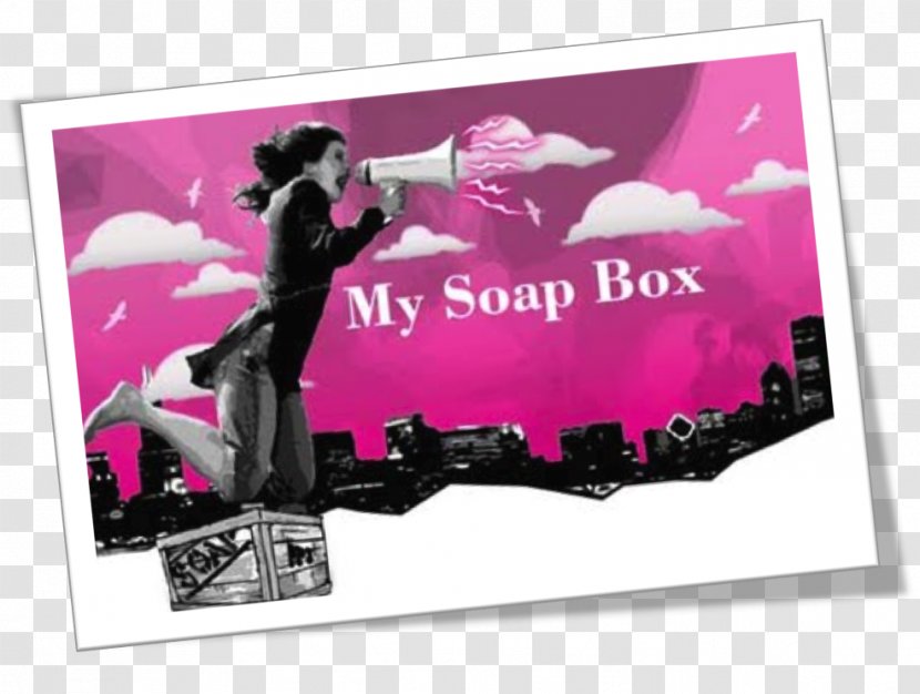 Poster Pink M Soapbox Brand - Speech - Soap Transparent PNG