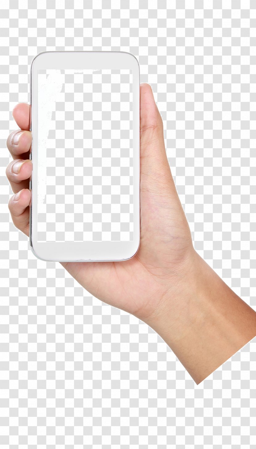 Android Application Package Mobile App Download - Smartphone - Holding A Cell Phone Gesture Transparent PNG