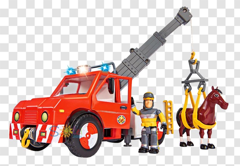 Firefighter Horse Fire Engine Rescue Vehicle - Lego Transparent PNG