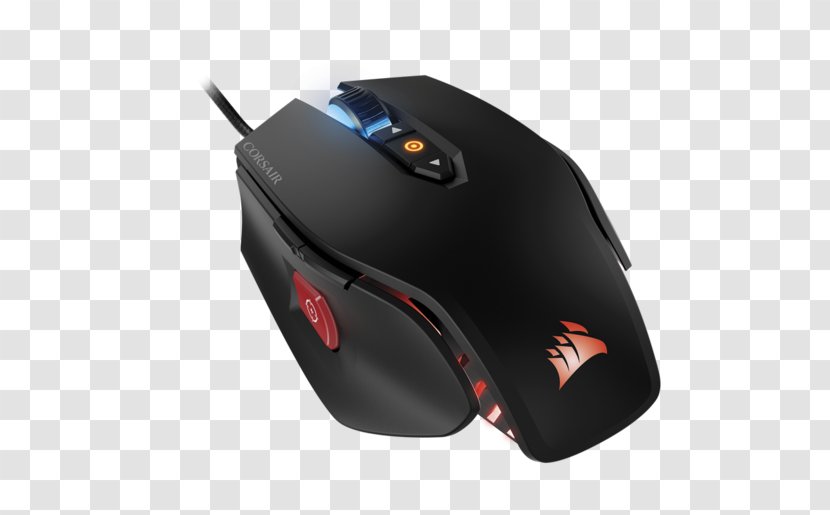 Computer Mouse Corsair Gaming M65 Pro RGB Components Color Model Pelihiiri - Electronic Device Transparent PNG