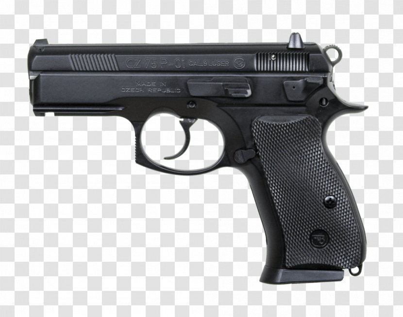 CZ 75 Česká Zbrojovka Uherský Brod CZ-USA 9×19mm Parabellum Firearm - Handgun Transparent PNG