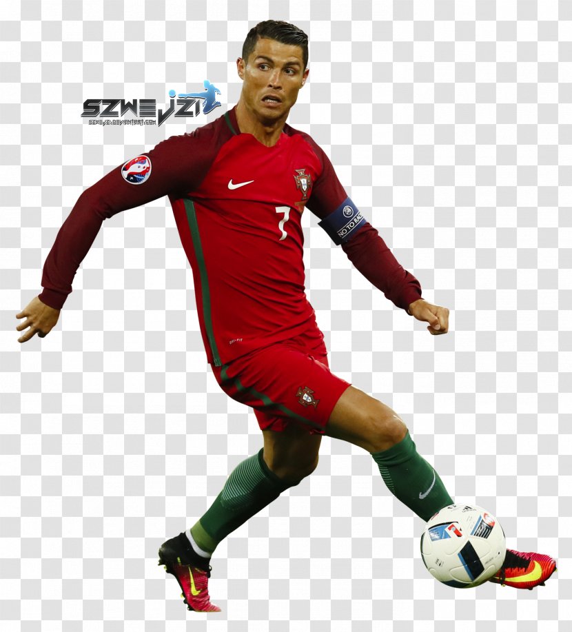 Portugal National Football Team UEFA Euro 2016 Final Player Sport - Pallone - Cristiano Ronaldo Transparent PNG
