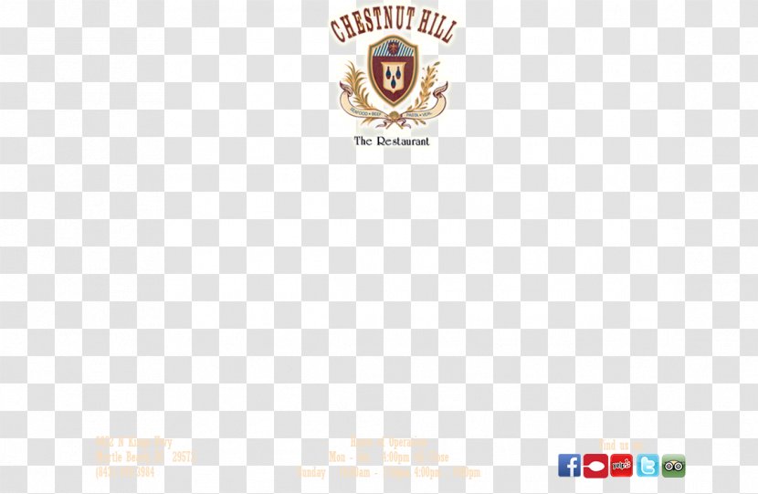 Logo Brand Font Product Line - Material - Chestnut Hill Transparent PNG