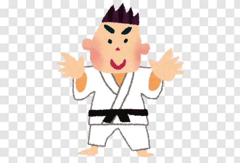 Judo Black Belt Obi Dan Budō - Cartoon - Olympic Transparent PNG