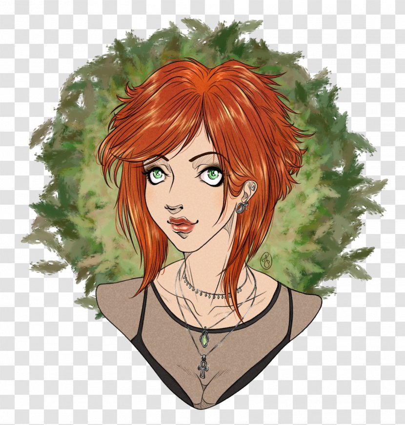 Red Hair Coloring Brown - Tree - Selfportrait Transparent PNG