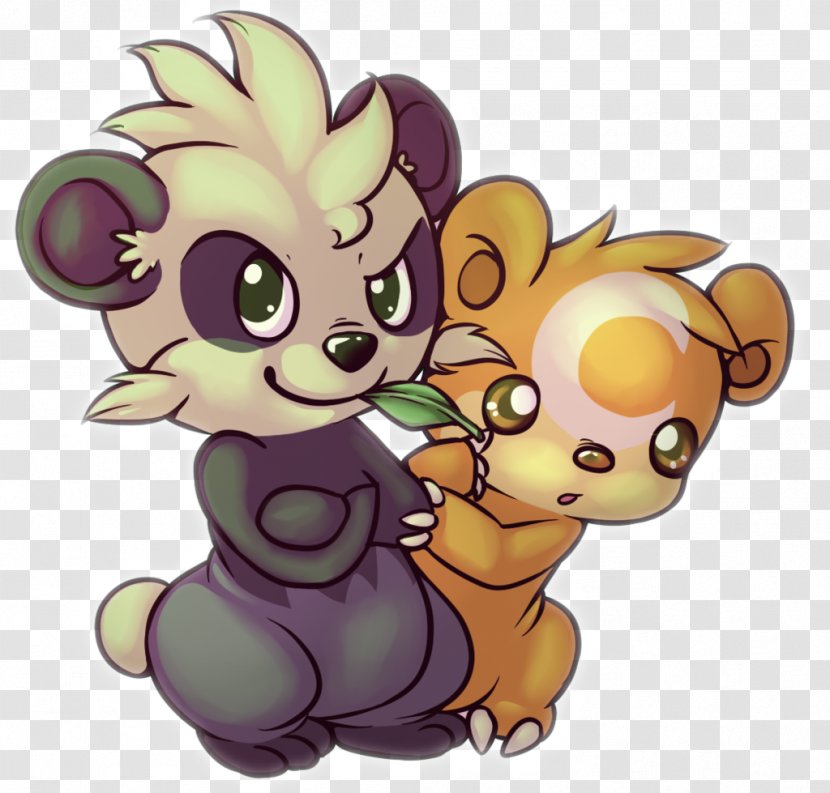 Pokémon X And Y Teddiursa Pancham Cubchoo Ursaring - Beartic - Pokemon Transparent PNG