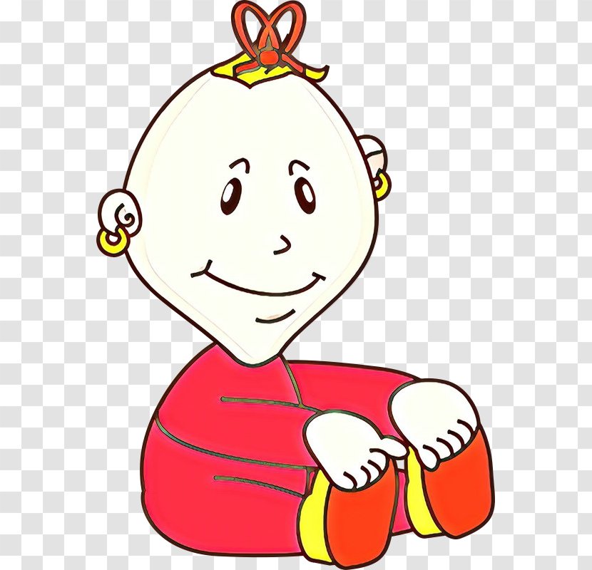Cartoon White Face Red Cheek - Nose - Head Finger Transparent PNG