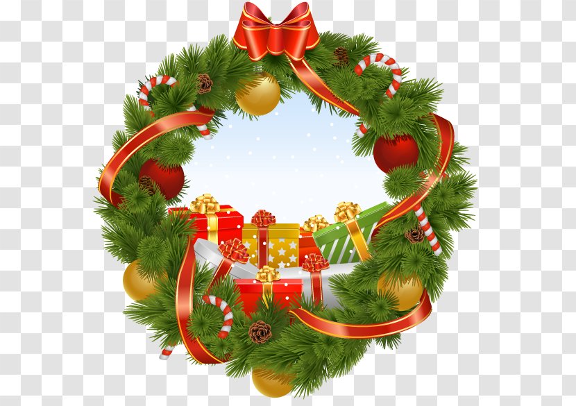 Wreath Christmas Decoration Garland - Mushaf Logo Ornament Transparent PNG