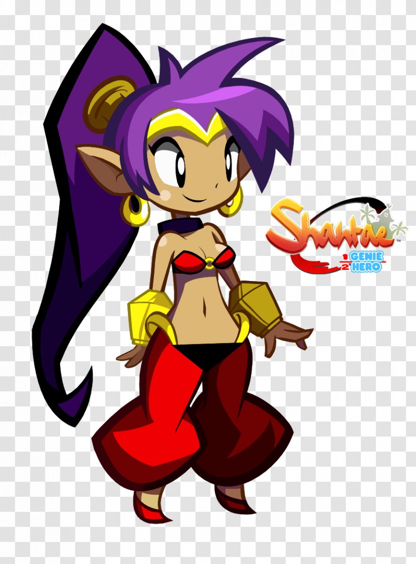 Shantae: Half-Genie Hero Shantae And The Pirate's Curse Risky's Revenge Wii U - Game Transparent PNG