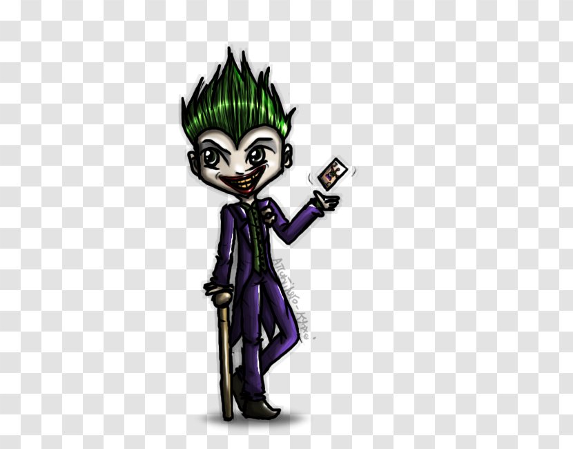 Joker Cartoon Purple Legendary Creature Transparent PNG